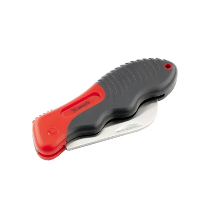 Нож электрика складной изогнутое лезвие эргономичная двухкомпонентная рукоятка MATRIX 78986 купить в Екатеринбурге