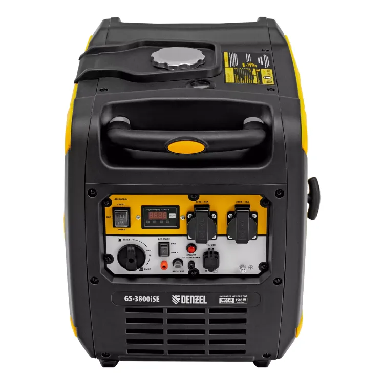 Генератор инверторный Denzel GS-3800iSE, 3,8 кВт, 230 В, закрытый корпус,электростартер купить в Екатеринбурге