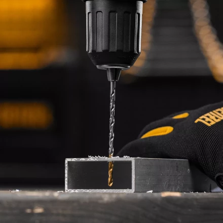 Сверло спиральное по металлу Denzel 3,5 х 112 мм, Р6М5, Golden Tip, удлиненное, 2шт. 718248 купить в Екатеринбурге