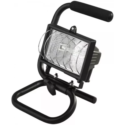 Прожектор галогеновый СВЕТОЗАР переносной с подставкой, цвет черный, 150Вт SV-57121-B купить в Екатеринбурге