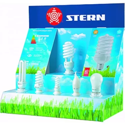 Стенд для энергосберегающих ламп 6 патронов один с подключением STERN 90992 купить в Екатеринбурге