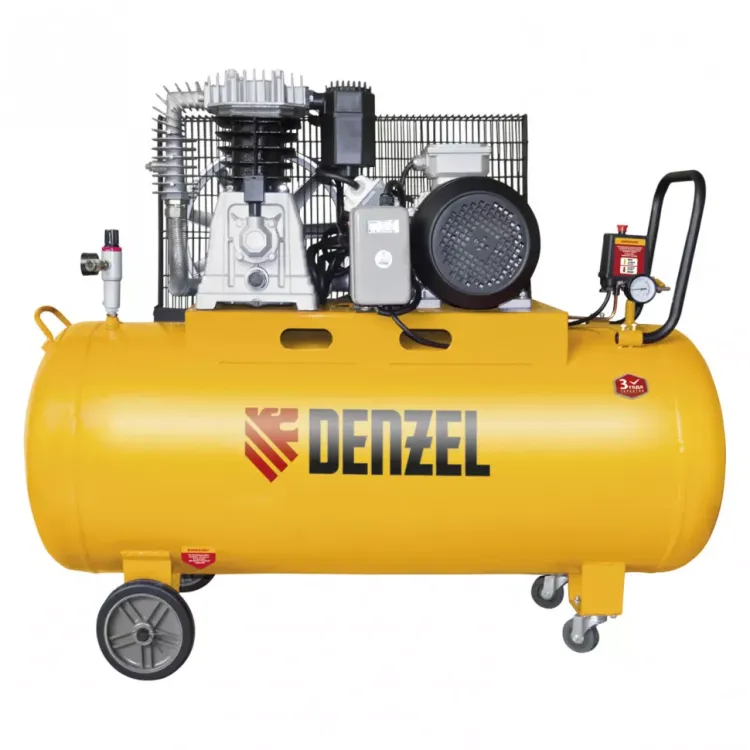 Компрессор масляный ременный Denzel DR4000/100 58092 купить в Екатеринбурге