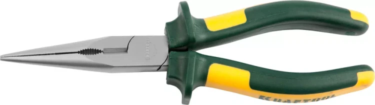 Тонкогубцы KRAFTOOL"KRAFT-MAX",Cr-Mo,маслобензост двухкомп рукоятки,шарнирное соединение с повыш износост,200мм 22011-3-20 купить в Екатеринбурге