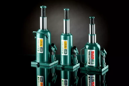 Домкрат гидравлический бутылочный &quot;Kraft-Lift&quot;, сварной, 2т, 160-310мм, KRAFTOOL 43462-2 43462-2_z01 купить в Екатеринбурге