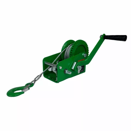 Лебедка ручная барабанная HITCH HW 1100 1100 кг канат 10 м (SZ073149) купить в Екатеринбурге