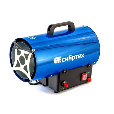 Газовая тепловая пушка СТГ-10, 10 кВт, 300 м3/ч, пропан-бутан Сибртех 96451 купить в Екатеринбурге