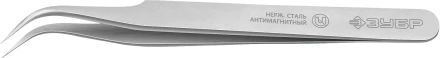 ЗУБР 110 мм, изогнутый, антимагнитный пинцет, Профессионал (222115) купить в Екатеринбурге