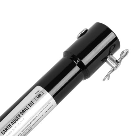 Шнек для грунта E-80, диаметр 80 мм, длина 800 мм,соединение 20 мм, несъемный нож Denzel 56021 купить в Екатеринбурге