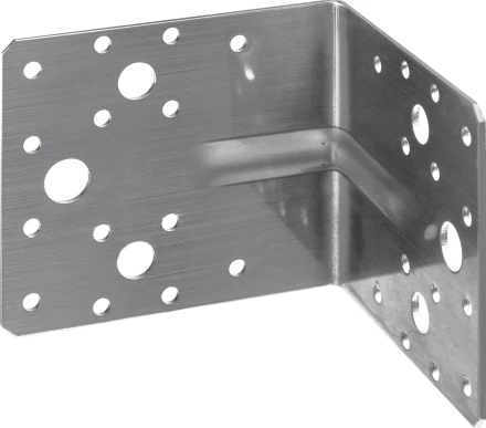 ЗУБР УНКУ-2.0, 90 x 100 x 100 x 2 мм, усиленный нержавеющий крепежный уголок, Профессионал (310516-90) купить в Екатеринбурге