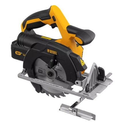 Пила циркулярная аккумуляторная бесщет. CCS-165, 18В Li-Ion Denzel 27401 купить в Екатеринбурге