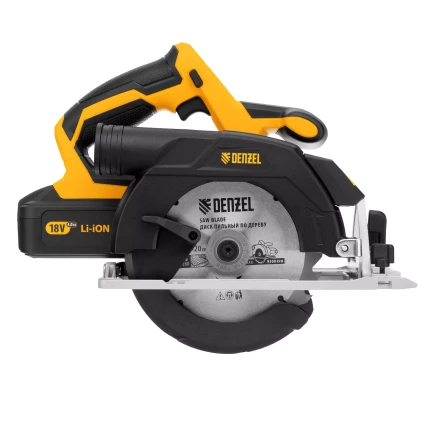 Пила циркулярная аккумуляторная бесщет. CCS-165, 18В Li-Ion Denzel 27401 купить в Екатеринбурге