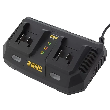 Устройство зарядное для аккумуляторов Denzel IBC-18-3.0-2, Li-Ion, 18В, 3.0 А, для двух батарей 28454 купить в Екатеринбурге