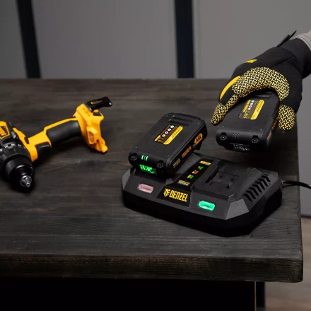 Устройство зарядное для аккумуляторов Denzel IBC-18-3.0-2, Li-Ion, 18В, 3.0 А, для двух батарей 28454 купить в Екатеринбурге