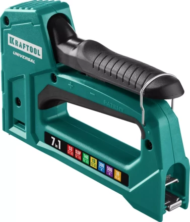 Степлер для скоб "Universal" 7-в-1: 53(6-14 мм)/53F(10-14 мм)/140 (10-14 мм)/13 (6-14 мм)/36 (10-14 мм)/300(16 мм)/500(16 мм), суперлегкий, KRAFTOOL 31524 купить в Екатеринбурге