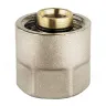 Соединитель GENERAL FITTINGS для металлопластиковых труб, евроконус, никелированная латунь, 1/2" / 16 мм x 2,0 мм 51047-1/2-16 купить в Екатеринбурге