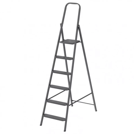 Стремянка 6 ступени компактная стальная Россия Сибртех 97946 купить в Екатеринбурге