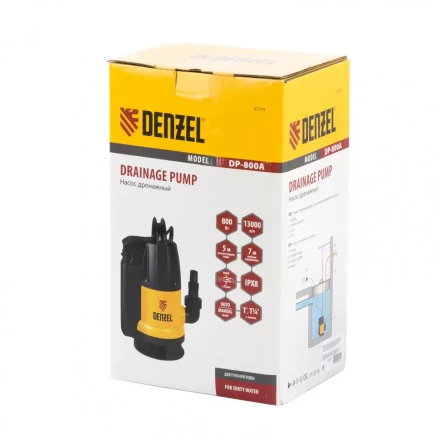 Дренажный насос Denzel DP800A 97219 купить в Екатеринбурге