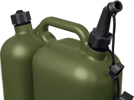 ЗУБР 5 + 2.5 л, пластиковая усиленная двухсекционная канистра, Профессионал (38367-7.5) купить в Екатеринбурге