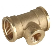Тройник GENERAL FITTINGS переходной, латунь, г/г/г, 1"-1/2"-1" 51061-1-1/2-1