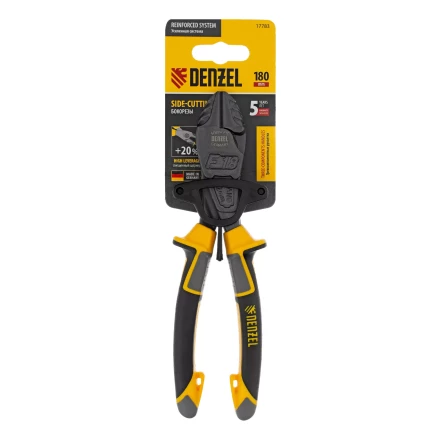 Бокорезы усиленные 180 мм Denzel 17783, трехкомпонентные рукоятки купить в Екатеринбурге
