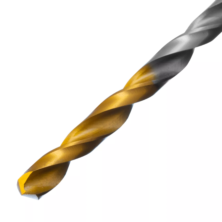 Сверло спиральное по металлу 4,2 х 119 мм, Р6М5, Golden Tip, удлиненное Denzel 718251 купить в Екатеринбурге