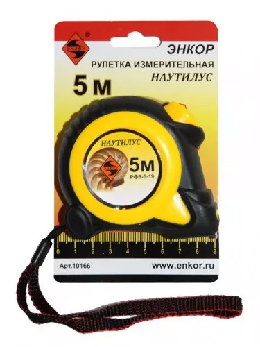 Рулетка 5м Наутилус Энкор 10166 купить в Екатеринбурге