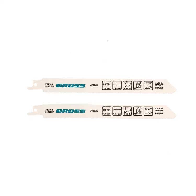Полотна по металлу для сабельной пилы 4402 - S1122EF 180 x 14 мм 2 шт Gross 782103 купить в Екатеринбурге