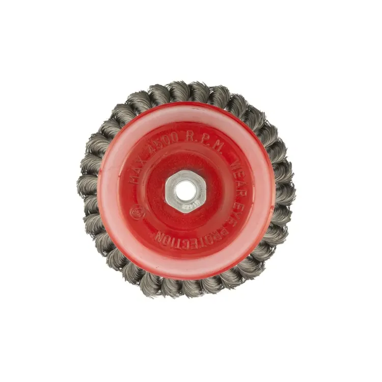 Щетка для УШМ 150 мм М14 "чашка" крученая проволока 0,35 мм MTX 74618 купить в Екатеринбурге