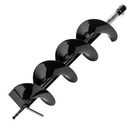 Шнек для грунта E-150, диаметр 150 мм, длина 800 мм,соединение 20 мм, несъемный нож Denzel 56023 купить в Екатеринбурге