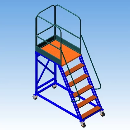 Лестница с площадкой УСЦ ЛСА-1500 купить в Екатеринбурге