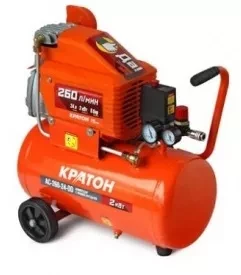 Компрессор масляный поршневой прямой привод Кратон AC-260-24-DD 3 01 01 033 купить в Екатеринбурге