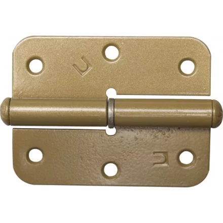 Петля накладная стальная &quot;ПН-85&quot;, цвет золотой металлик, правая, 85мм 37643-85R купить в Екатеринбурге