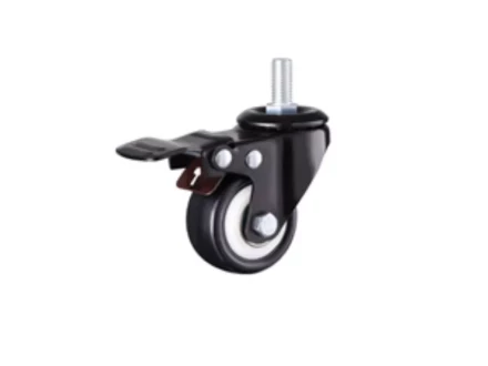 Колесо мебельное поворотное SCZTB 25 50 мм с болтом и тормозом 1027261 купить в Екатеринбурге