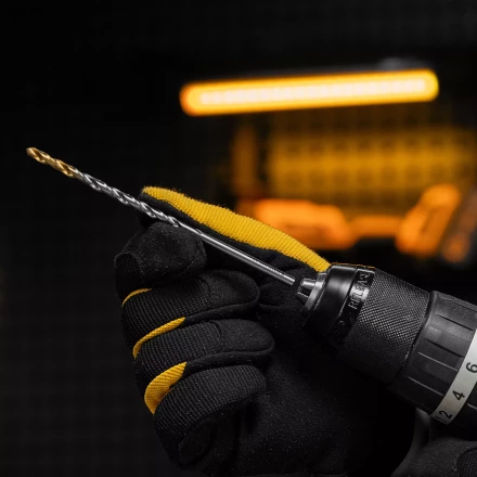 Сверло спиральное по металлу Denzel  4,5 х 126 мм, Р6М5, Golden Tip, удлиненное, 718252 купить в Екатеринбурге