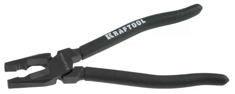 Плоскогубцы KRAFTOOL "KarbMax" комбинированные, с твердосплавными вставками, покрытие оксидированное с полировкой, 220мм 22018-1-22 купить в Екатеринбурге