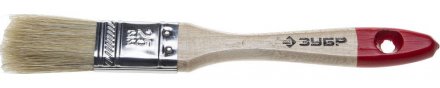 Кисть плоская ЗУБР &quot;УНИВЕРСАЛ-СТАНДАРТ &quot;, натуральная щетина, деревянная ручка, 25мм 4-01001-025 купить в Екатеринбурге