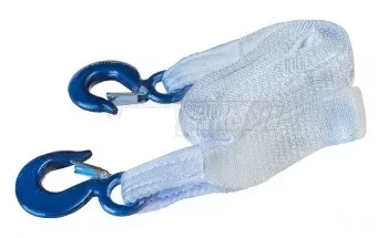 Ремень буксировочный 18т К. L=8.0 м 90 мм в 2 слоя с двумя Кч 3.2 т 320А купить в Екатеринбурге