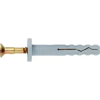 Дюбель-гвоздь СИБРТЕХ полипропиленовый с цилиндрическим бортиком 6х80 мм 100 шт 42146 купить в Екатеринбурге