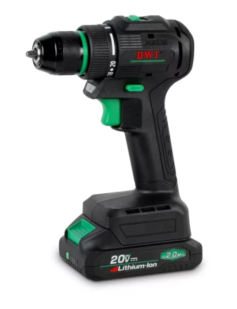 Бесщёточная аккумуляторная дрель-шуруповёрт DWT ABSP-20 DNM-2 BMC купить в Екатеринбурге