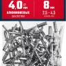 ЗУБР 4.0 x 8 мм, 50 шт, алюминиевые заклепки, Профессионал (313106-40-08) купить в Екатеринбурге