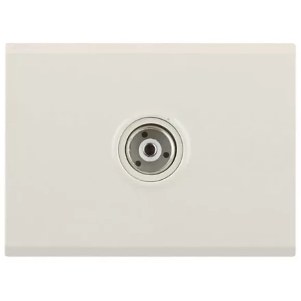 Розетка СВЕТОЗАР "ЭФФЕКТ" телевизионная, без вставки и рамки, цвет бежевый SV-54415-B купить в Екатеринбурге