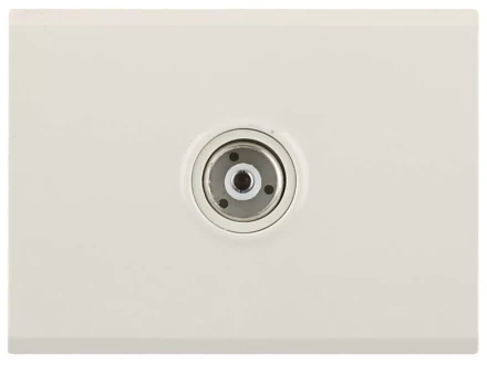 Розетка СВЕТОЗАР "ЭФФЕКТ" телевизионная, без вставки и рамки, цвет бежевый SV-54415-B купить в Екатеринбурге