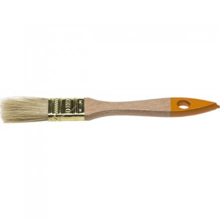 Кисть флейцевая DEXX, деревянная ручка, натуральная щетина, индивидуальная упаковка, 25мм 0100-025_z02 купить в Екатеринбурге