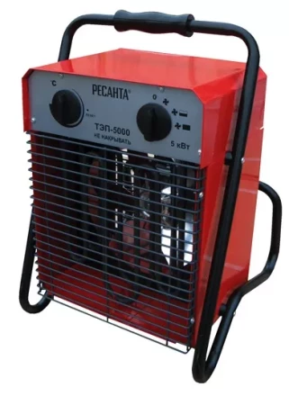 Тепловая пушка электрическая РЕСАНТА ТЭП-5000 купить в Екатеринбурге