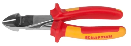 Бокорезы &quot;ELECTRO-KRAFT&quot; усиленные, Cr-Mo сталь, двухкомпонентная маслобензостойкая рукоятка, хромированное покрытие, 180мм, KRAFTOOL 2202-6-18 2202-6-18_z01 купить в Екатеринбурге