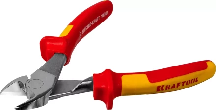 Бокорезы &quot;ELECTRO-KRAFT&quot; усиленные, Cr-Mo сталь, двухкомпонентная маслобензостойкая рукоятка, хромированное покрытие, 180мм, KRAFTOOL 2202-6-18 2202-6-18_z01 купить в Екатеринбурге
