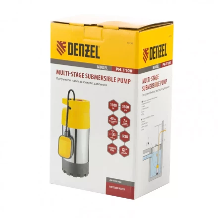 Погружной насос высокого давления Denzel PH1100 97234 купить в Екатеринбурге