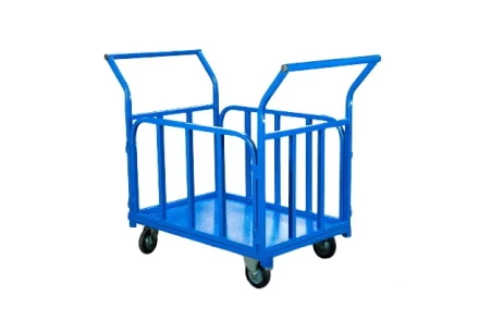 Тележка платформенная TOR ТП-Б (800х1400) с бортами и двумя ручками (колеса 160) 1048699 купить в Екатеринбурге