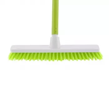 Щетка пластмасовая  &quot;SHROBER&quot; для чистки ковров 270 мм салат. щетина c черенком 120 см D22мм ELFE 93551 купить в Екатеринбурге