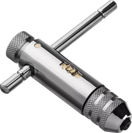 Метчикодержатель ЗУБР &quot;ПРОФЕССИОНАЛ&quot; с храповым механизмом и реверсом М3 - М10, 85 / 100 мм 28137-85_z01 купить в Екатеринбурге